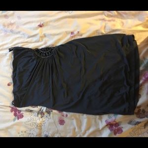 Forever 21 blue detail tube dress